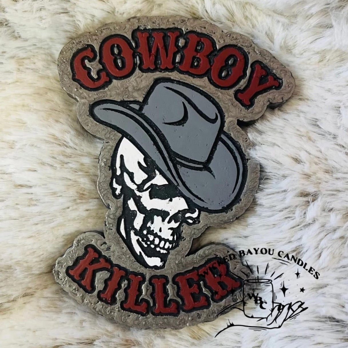 Cowboy Killer with Skull Silicone Mold