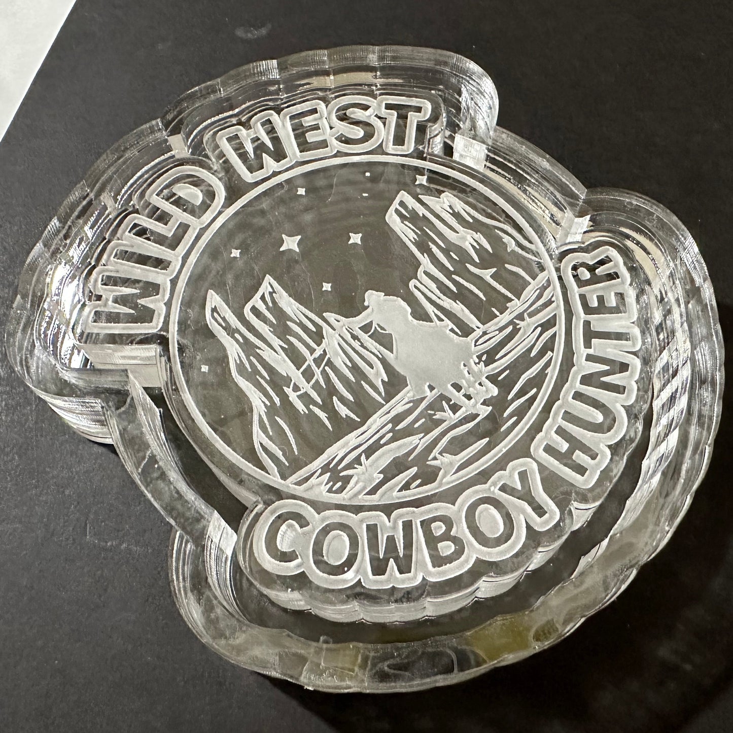 Wild West Cowboy Hunter Silicone Mold
