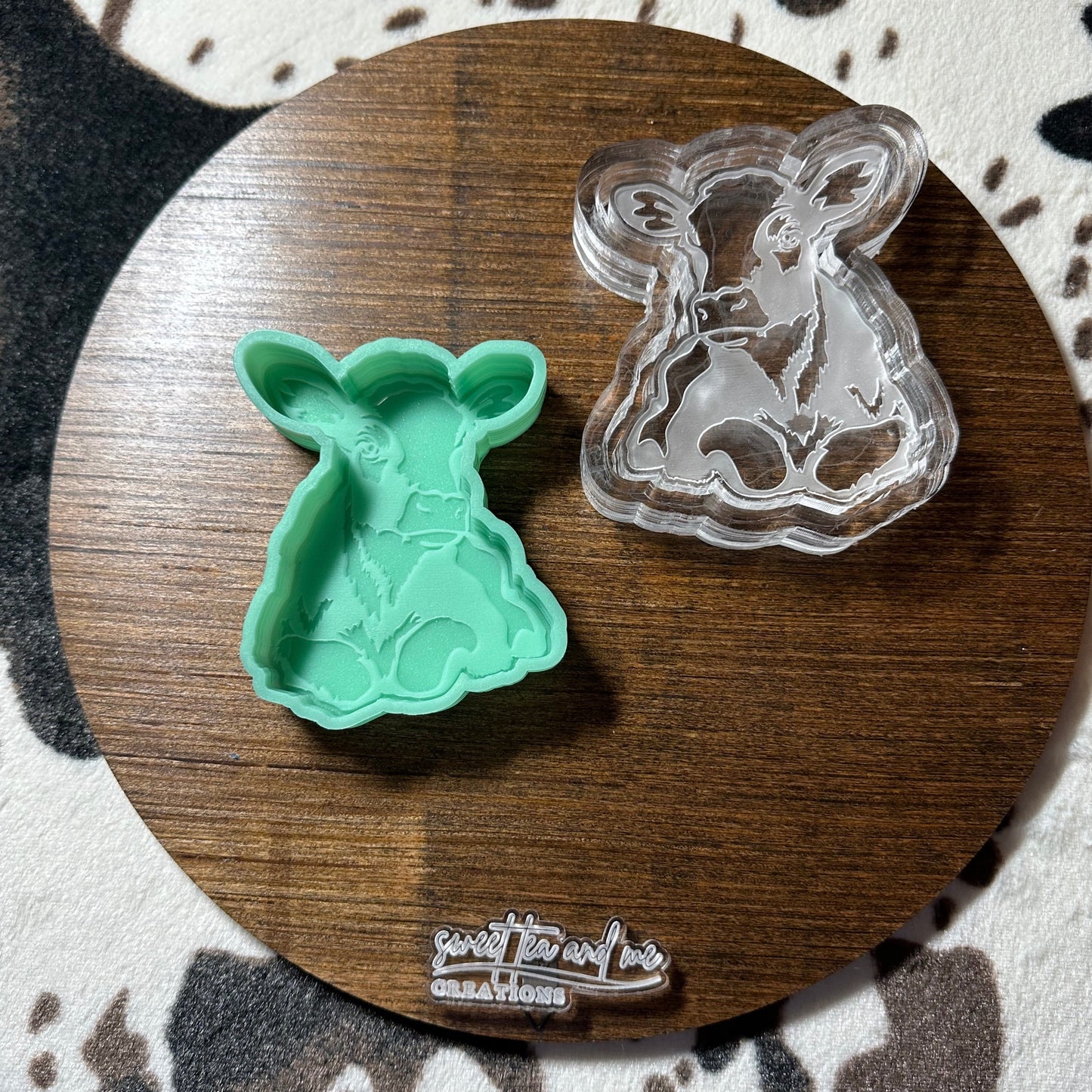 Calf Laying Down Silicone Mold