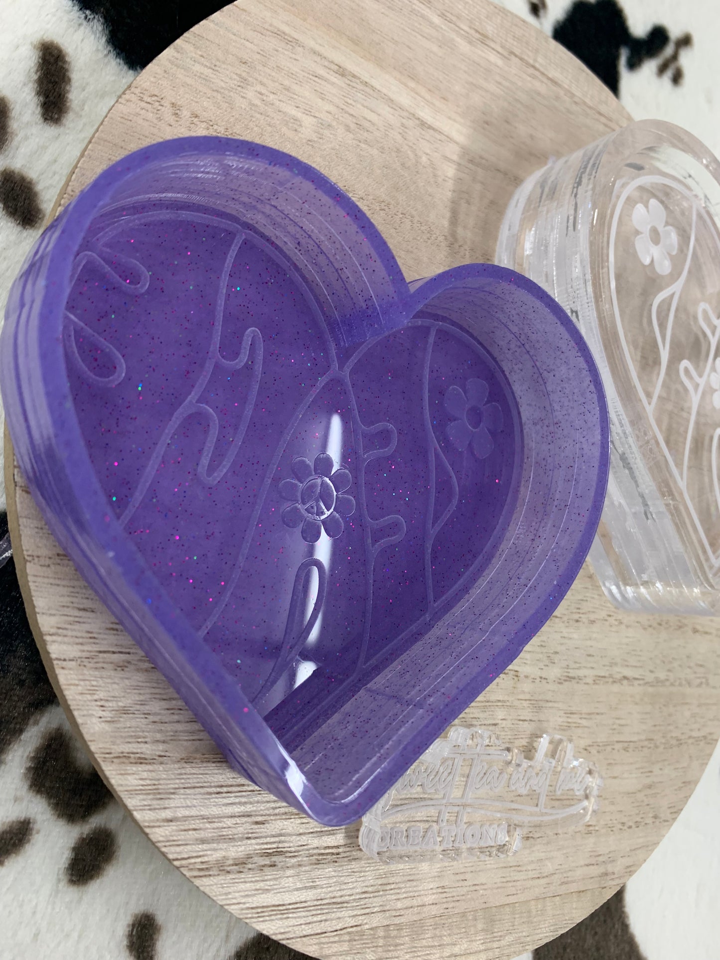 Peace Hippie Heart Silicone Mold